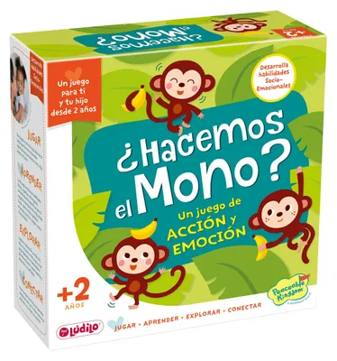 Immagine prodotto di Ludilo - Facciamo il verso della scimmia? | Giocattoli per bambini dai 2 anni | Giocattoli 2