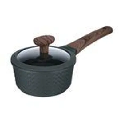 Obrázek produktu pro Resto Kitchenware 93900, 1,3 l, Kulatý, Černá, Hliník, Dřevo, Keramický, Elektrický, Plyn, Halogen, Indukční