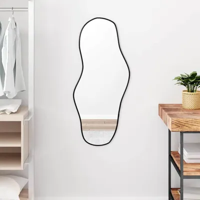 Obrázok produktu pre vidaXL Nástenné zrkadlo čierne 90x40 cm
