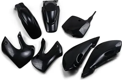 Produktbild von Ufo Kawasaki Klx 110 05 Ka37002@001 Plastikbausatz Schwarz Schwarz One Size