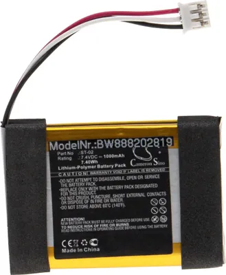 Produktbild von vhbw Akku kompatibel mit Sony SRS-X11 Lautsprecher Boxen Speaker (1000 mAh, 7,4 V, Li-Polymer)