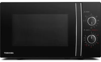 Obrázek produktu pro Toshiba MW-MG20P, Pracovní deska, Kombinovaná mikrovlnná trouba, 20 l, 800 W, Otočné, Černá