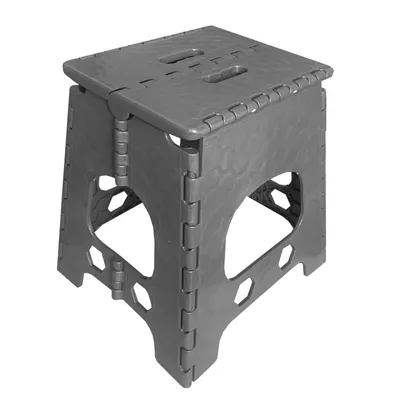 Immagine prodotto di Sgabello pieghevole in plastica, dimensioni 34 x 30 x 35 cm | Sgabello pieghevole per il bagno, portata 120 kg | Sgabello pieghevole per agevolare la salita | Sgabello pieghevole
