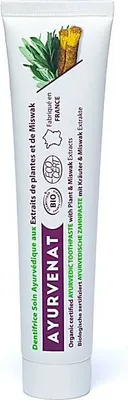 Zdjęcie produktu dla Ajurvenat Pasta Do Zębów Z Organicznym Miswakiem - 75 Ml