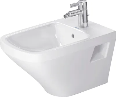 Immagine prodotto di Duravit bidet mural DuraStyle 54cm avec trop-plein, avec plage de robinetterie, 1 trou de robinetterie, 22821500001, 22821500001