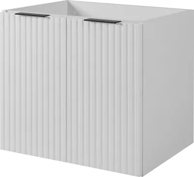 Immagine prodotto di Mobile da bagno, bianco + maniglia nera, 60 x 57 x 46 cm