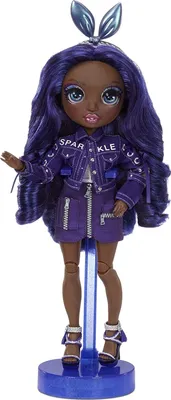 Produktbild von Rainbow High Fashion Doll- Krystal Bailey – Indigo, Große Puppe, Weiblich, 5 Jahr(e), Mädchen, Mehrfarbig