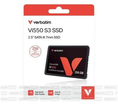 Obrázek produktu pro Verbatim Vi550, 256 GB, 2.5", 520 MB/s, 6 Gbit/s
