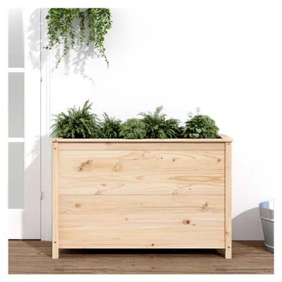 Produktbild von Hochbeet aus massivem Kiefernholz, 119,5 x 40 x 78 cm