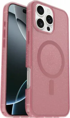 Produktbild von OtterBox Symmetry Series Clear Hülle für Apple iPhone 16 Pro Max Smartphone - Foxberry (Pink) - Transparent - Sturzsicher - Polycarbonat (PC), Thermoplastisches Elastomer, Plastik - Kann drahtlos geladen werden