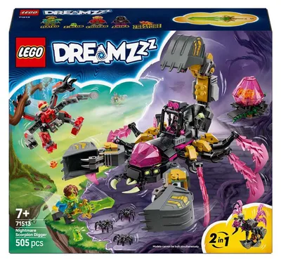 Immagine prodotto di LEGO DREAMZzz 71513 Nightmare Scorpion Excavator - 2-in-1 Construction Toy