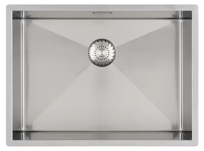 Produktbild von Caressi CAPP55R6R0 Spülbecken, Edelstahl Einzelbecken 59 x 44 cm