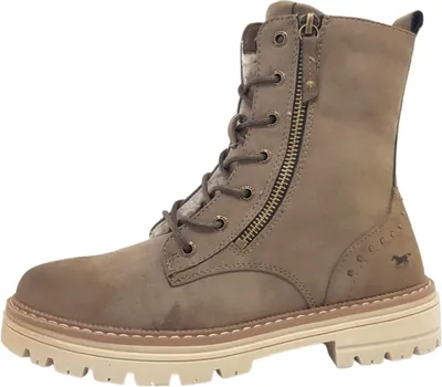 Image de Mustang : chaussures, bottes, chaussures à lacets, couleur marron, style décontracté