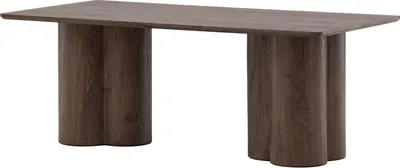 Obrázek produktu pro FURNLUX Konferenční stolek Olivia ořech 60 cm / Hauptfarbe: Braun / Abmessungen: 60 x 120 x 45 cm