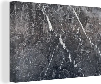 Obrázek produktu pro OneMillionCanvasses® - Obrazy na plátně - 150x100 cm, mramor - šedá - bílá, nástěnný tisk Nástěnná dekorace - Fotografie na plátně - Obraz na dřevěném rámu