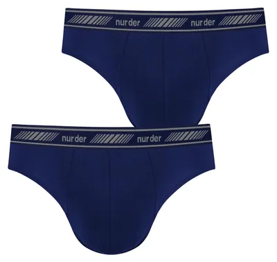 Produktbild von NUR DER Slip 3D-Flex Classic 2er Pack - marine - Größe 7 | XL | 54
