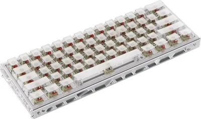 Obrázok produktu pre AJAZZ ALUX60 CNC hliníková herná klávesnica, magnetická os, RGB, 8K polling, ultra nízke oneskorenie, káblová, pre PC a notebook – strieborná