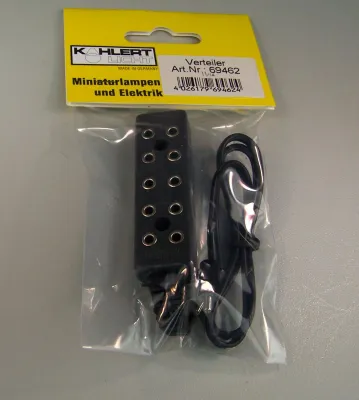 Produktbild von 5-fach Steckerleiste von Steger. 3,5V Krippenelektrik, Krippenbeleuchtung