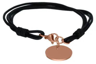 Produktbild von Wildcat Armband - Gravierbares Basic Armband - Roségold - Chirurgenstahl 316L - wasserfest, langlebig, hautverträglich, Roségold