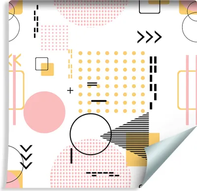 Zdjęcie produktu dla Tapeta Do Sypialni ABSTRAKCJA Wzory Geometryczne Modny nowoczesny efekt 3D