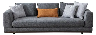 Produktbild von Sofa 3 Sitzer Modern Möbel Weiße Wohnzimmer Luxus 243 cm Dreisitzer