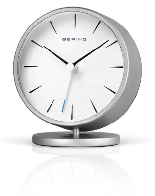 Produktbild von Bering Wecker Tischuhr Alarmclock Analog - 90096-044R silber