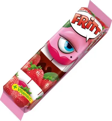 Produktbild von Fritt Erdbeer-Löslicher Kaugummi 70 g