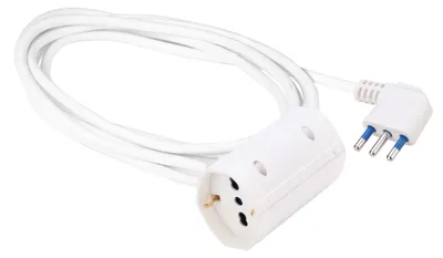 Produktbild von POLYPOOL PP2629, 5 m, Drinnen, Weiß, 1 AC-Ausgänge, 250 V, 16 A