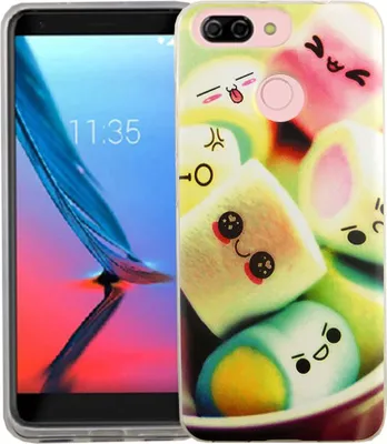 Zdjęcie produktu dla Etui na telefon komórkowy do ZTE Blade V9 Vita Marshmallows Smartphone Cover Bumper Shell Case