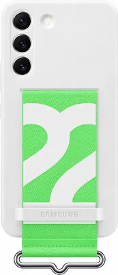 Produktbild von Samsung Original Silikonhülle Armband für das Galaxy S22 Plus - Weiß