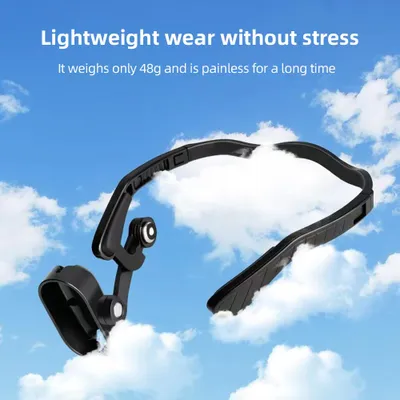 Obrázek produktu pro Držák hlavy sportovní kamery, magnetický držák POV, náhrada příslušenství insta360 GO3