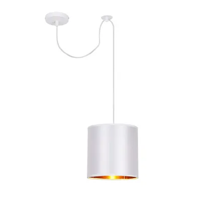 Obrázok produktu pre Candellux Bielo-medený závesný decentrálny luster Atlanta pre žiarovku E27 31-00637