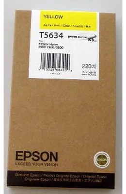 Productafbeelding van Epson Stylus Pro 7800/9800 inktcartridge (220 ml), geel