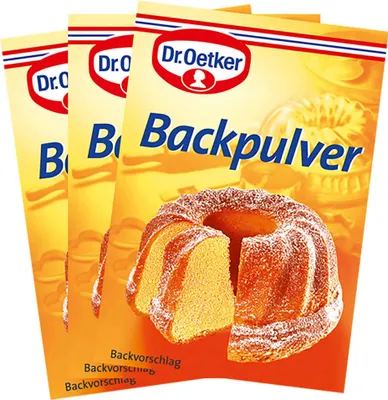 Produktbild von Dr. Oetker Backpulver 3er 48g