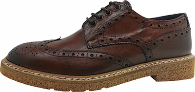 Produktbild von Exton Herren elegante Schnürer in Braun, Größe 42