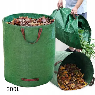 Zdjęcie produktu dla Kosz Ogrodowy TSG-152 Składany Worek Torba Na Liście Trawę Kompost 300L
