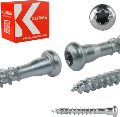 A product shot of screws and their packaging.