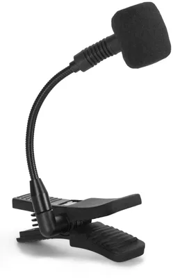 Produktbild von Pronomic IM-10 Bläsermikrofon (Clip-Kondensatormikrofon, für Blasinstrumente, Schwanenhals, inkl. Phantomspeiseadapter und Windschutz)