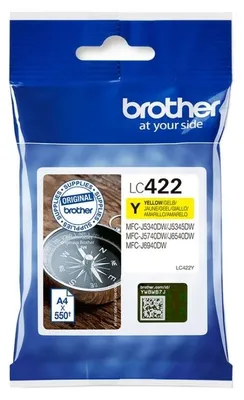 Produktbild von Brother LC-422 Y gelb