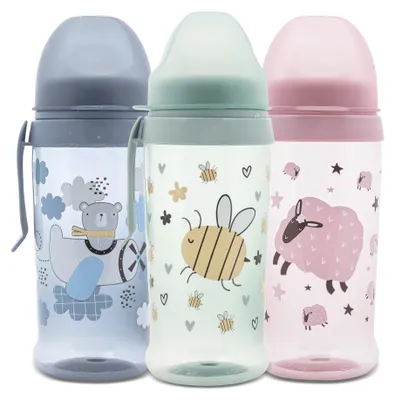 Produktbild von Lorelli Clip N Go Sipper with Soft Spout 350 ml Trinklernbecher mit weichem Silikontrinkschnabel auslaufsicher ab 6+ Monaten