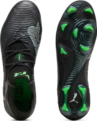 Produktbild von Puma Future 8 Ultimate FG Fußballschuhe Unisex schwarz silber fluo grün Gr 45