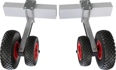Immagine prodotto di Aiuto al caricamento dispositivo di centratura rimorchio per barca pneumatici in PU SUPROD ZENDW-260-PU, nero/rosso