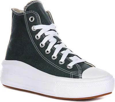 Produktbild von Converse All Star Move A10664C in Staubgrün für Damen – 6 UK - 39 EU - 8 US / Dusky Green