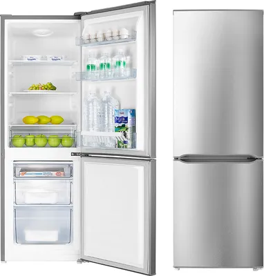 Produktbild von PKM Kühl-Gefrierkombination Kühlschrank KG 218.4 silber 175 L 143 cm 4****