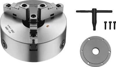 Obrázek produktu pro Samo-centrovací sklíčidlo, odolná konstrukce, 3-sklíčidlo 200 mm