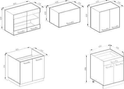 Image de Cuisine Vicco R-Line Chêne doré/anthracite 200cm J-Shape, Model 39838
