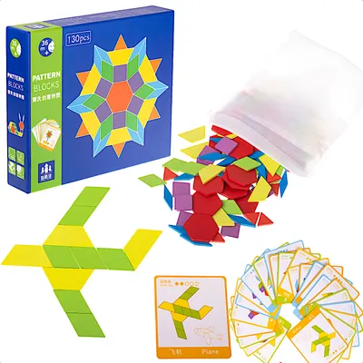 Obrázok produktu pre KIK Montessori Puzzle drevené 155 dielov
