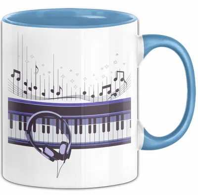 Produktbild von Musiker Tasse Geschenk Lustige Geschenkidee Spruch Für Musik Schaffende (Blau)
