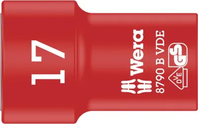 Produktbild von Wera 05004961001, Buchse, 3/8", Metrisch, 1 Kopf/Köpfe, 17 mm, 46 mm