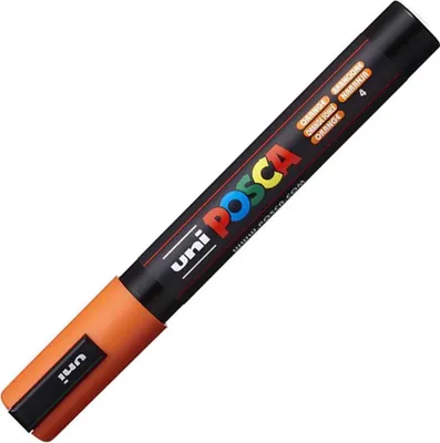 Obrázek produktu pro POSCA unikátní popisovač PC-5M 2,5 mm oranžový